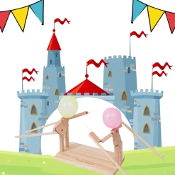 Ab 4: Das lustige Tischbrettspiel „Ritter-Turnier“ für