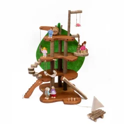 Abenteuer-Baumhaus mit Spielfiguren