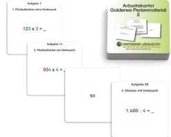 Arbeitskartei Goldenes Perlenmaterial Teil 2