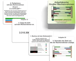 Arbeitskartei Großer Rechenrahmen