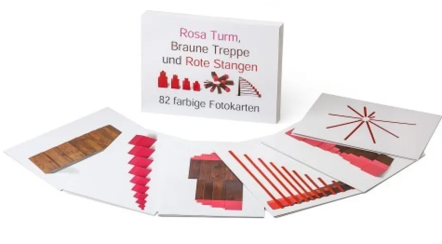 Arbeitskartei - Rosa Turm, Braune Treppe und Rote Stangen