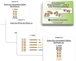 Arbeitskartei Seguintafeln 1 und 2