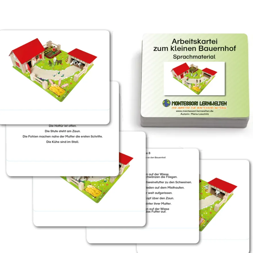 Arbeitskartei zum Montessori Bauernhof (DOWNLOAD)