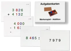 Aufgabenkarten für das Markenspiel