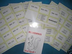 Aufgabenkarten für das Markenspiel