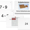 Aufgabenkarten für das Multiplikationsbrett