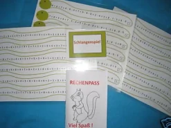 Aufgabenkarten für das Schlangenspiel