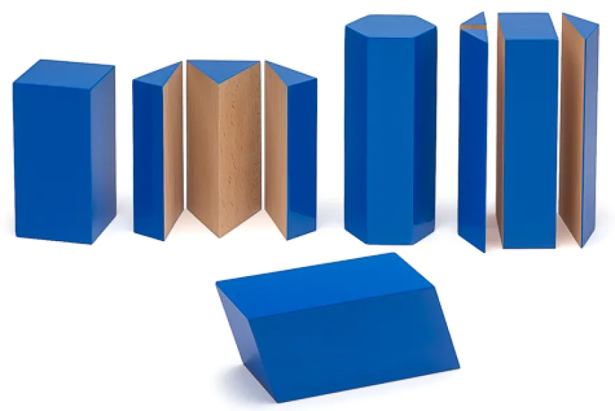 Aufgeteilte Geometrische Körper