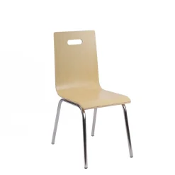 Besucherstuhl 4er Set - stapelbar und platzsparend