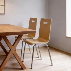Besucherstuhl 4er Set - stapelbar und platzsparend