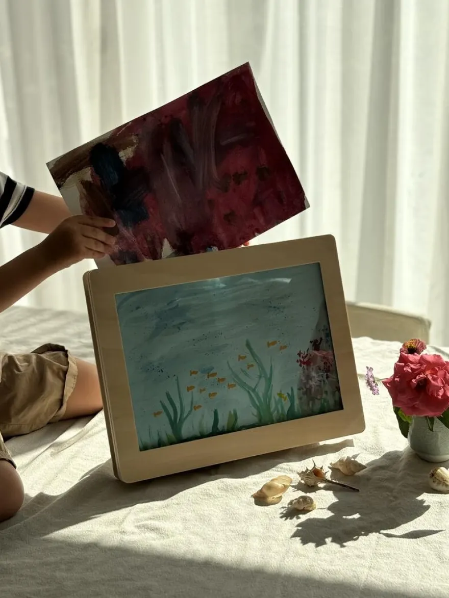 Bilderrahmen für Kinderkunstwerke