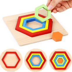 9 farbenfrohe Rahmenpuzzle