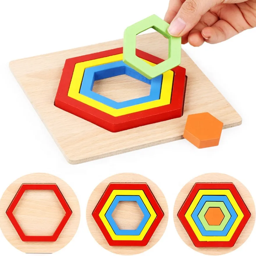 9 farbenfrohe Rahmenpuzzle