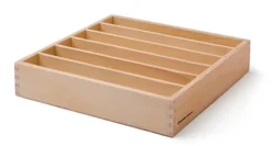 6-Fächer-Holzkasten für Stöpselkarten