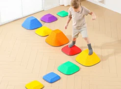 11 Flusssteine - Balanciersteine für Kinder