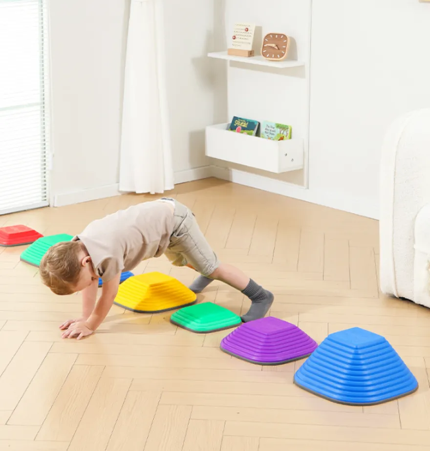 11 Flusssteine - Balanciersteine für Kinder