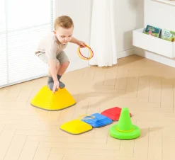 11 Flusssteine - Balanciersteine für Kinder