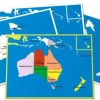 4 große Kontrolltafeln zur Puzzlekarte Australien (DOWNLOAD)
