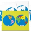 4 große Kontrolltafeln zur Puzzlekarte Welt (DOWNLOAD)