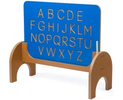 Große Nachspurtafel - Buchstaben und Zahlen nachspuren lernen