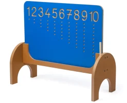 Große Nachspurtafel - Buchstaben und Zahlen nachspuren lernen