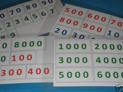 Großer Kartensatz nach Montessori