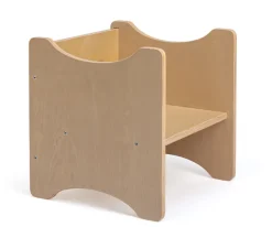 Großer Wendehocker aus Holz - abwischbare Premiumqualität