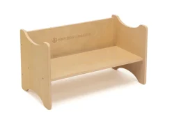 Große Wendebank aus Holz - abwischbare Premiumqualität