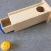 Holzkasten mit Schublade