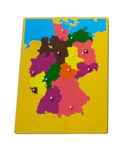 8 Holzpuzzlekarten zu Kontinenten und Ländern