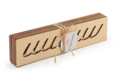 8 Holzschablonen für Schwungübungen im Set