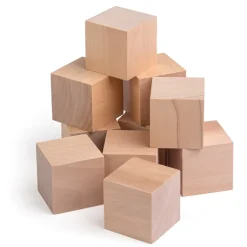 10 Holzwürfel 5x5x5 cm