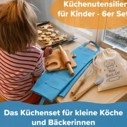 Küchenutensilien für Kinder - 6er Set