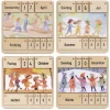 Kinder Lernkalender aus Holz