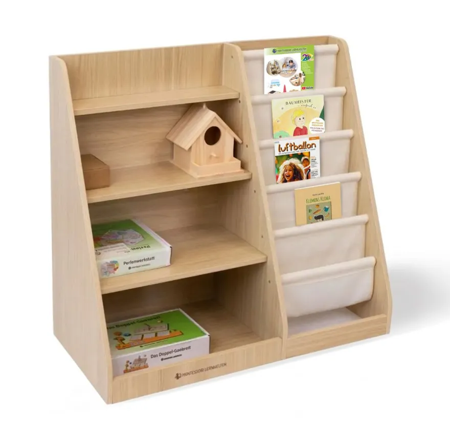 Kinderregal mit offenen Fächern