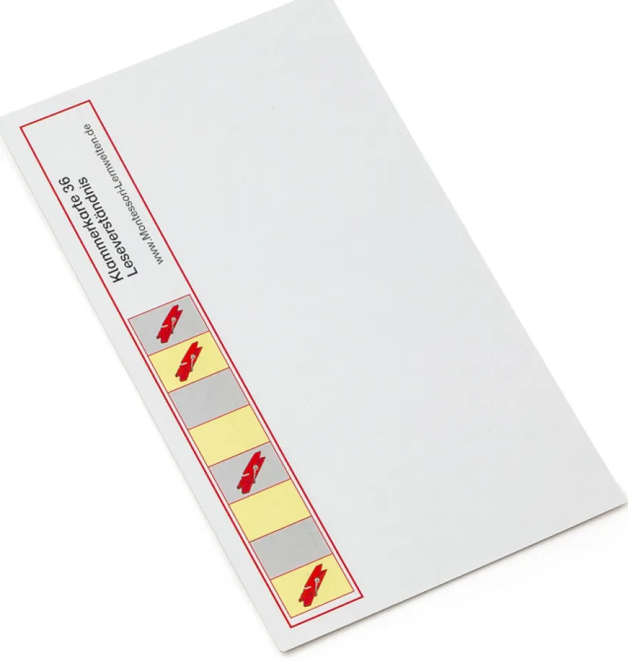 45 Klammerkarten - Leseverständnis