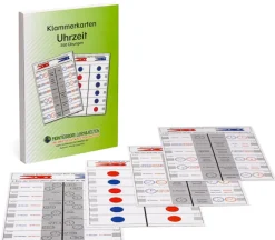 Klammerkarten Uhrzeit