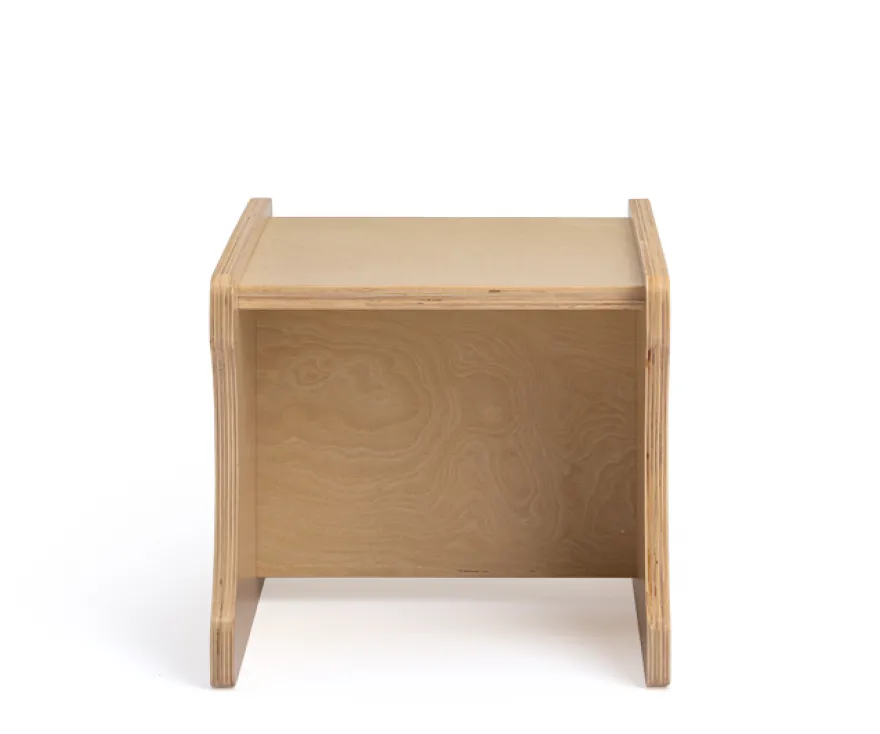 Kleiner Wendehocker aus Holz - abwischbare Premiumqualität