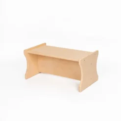 Kleine Wendebank aus Holz - abwischbare Premiumqualität