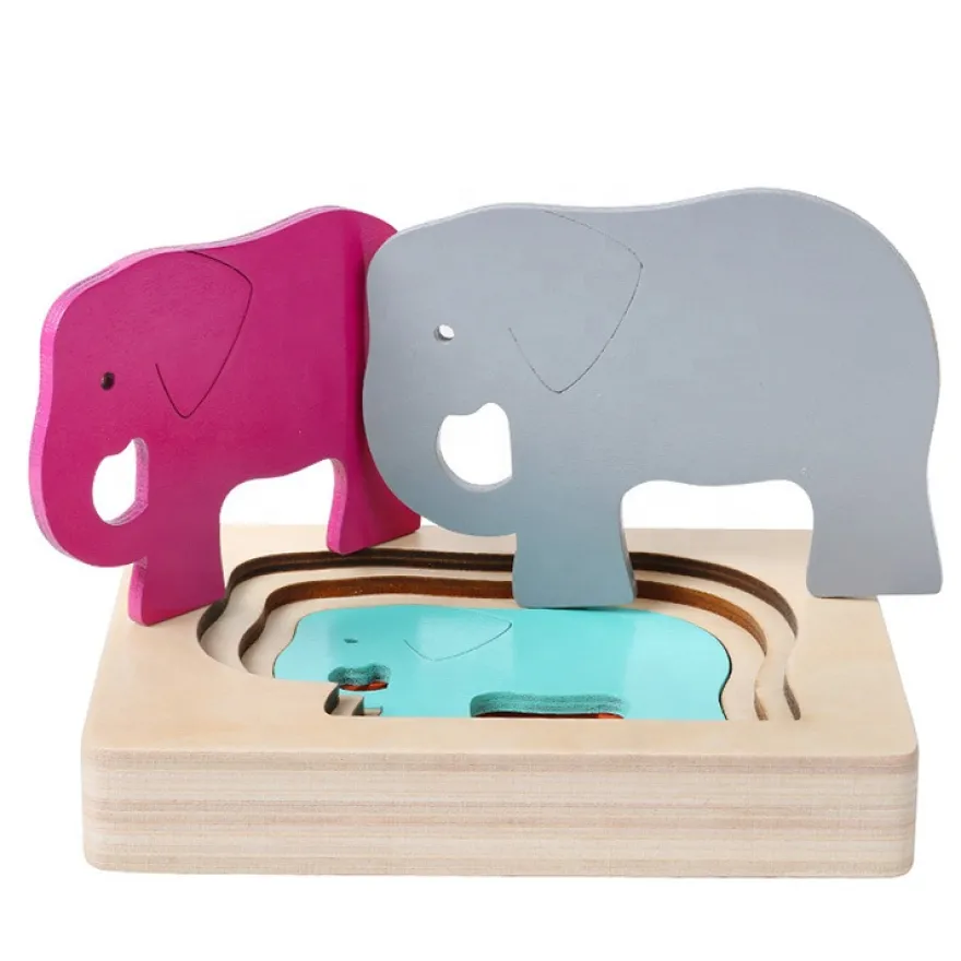 Lagenpuzzle Der Elefant