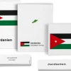 Legematerial und Karteikarten - Länder, Fahnen und Hauptstädte von Asien (DOWNLOAD)