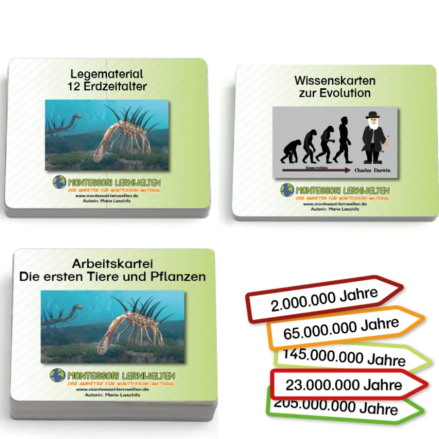 Legematerial zur Erdzeitalterkette