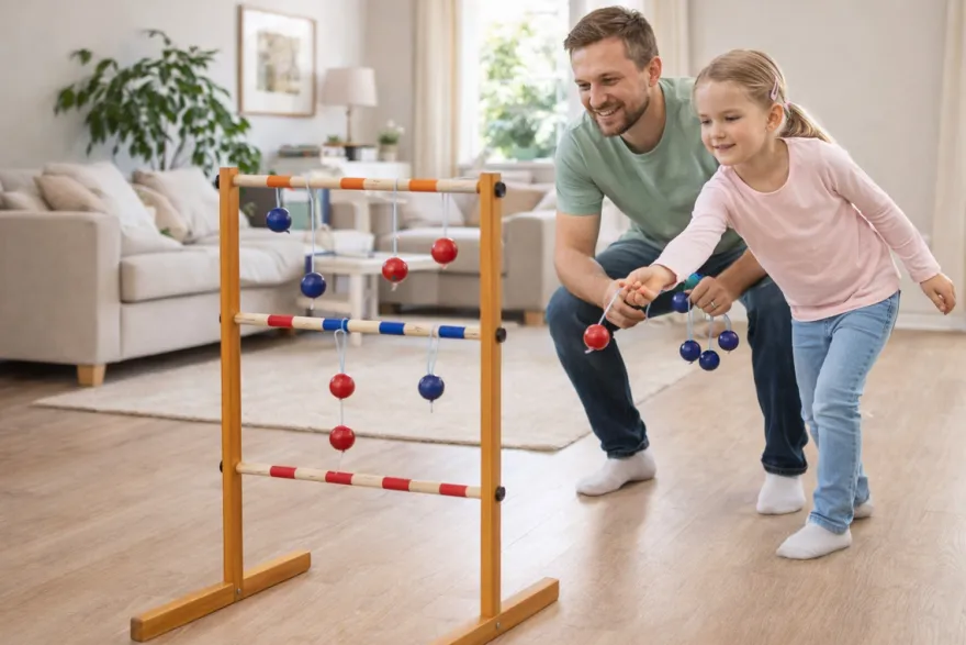 Leitergolf - Geschicklichkeitsspiel für Kinder ab 6 und Erwachsene