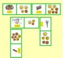 1 Lerndomino - Euro und Cent (DOWNLOAD)