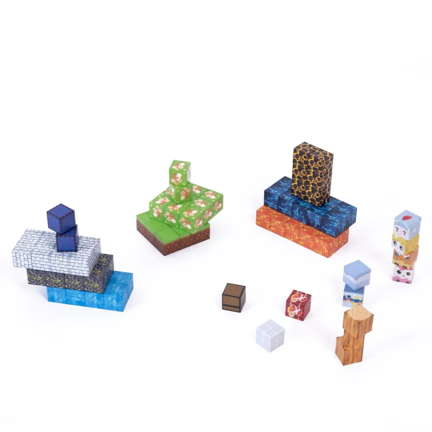 Magnetische Bausteine - Set mit 84 Teilen