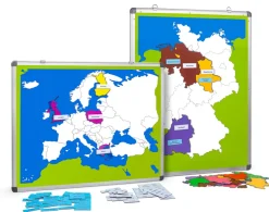 Magnetische Europa- und Deutschlandkarte