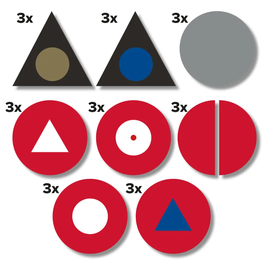 Magnetische Wortartensymbole Teil 2