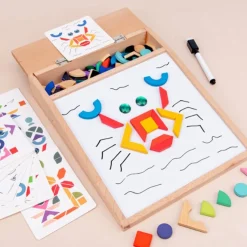 Magnetische Zeichentafel mit Figuren
