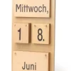 Montessori Dauerkalender aus Holz