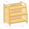 Montessori-Regal aus Holz - abwischbare Premiumqualität